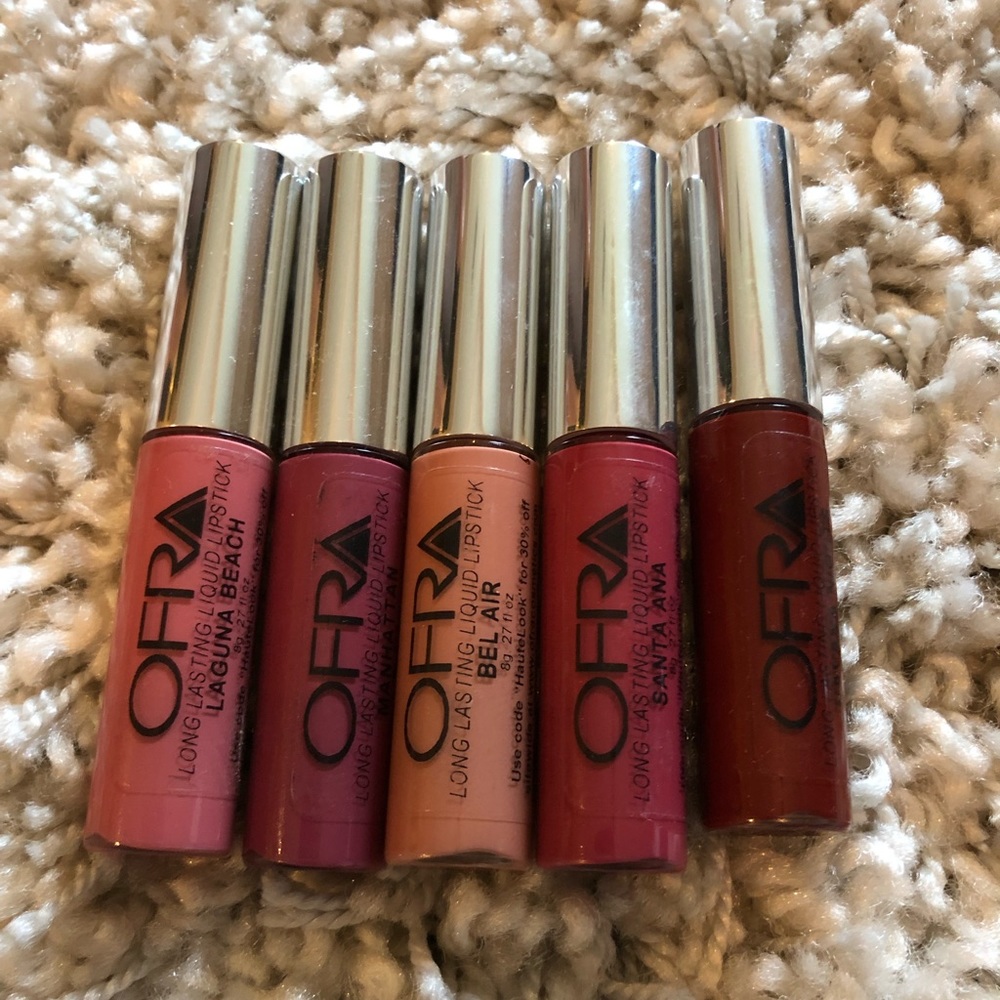 Ofra liquid lipsticks